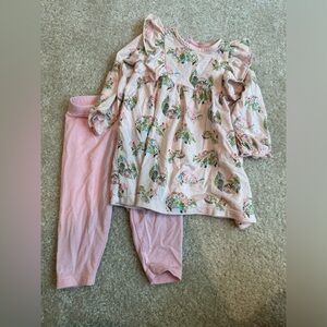 Magnetic Me Pink Floral Pajama Set